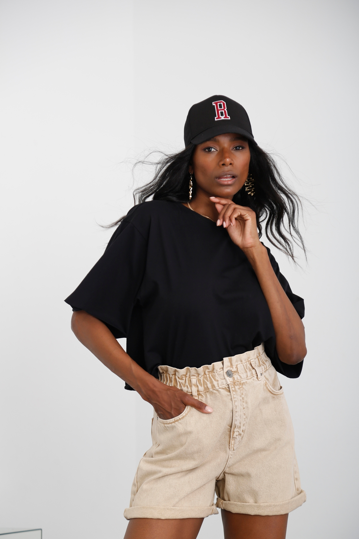 Siyah Basic Tshirt 0043