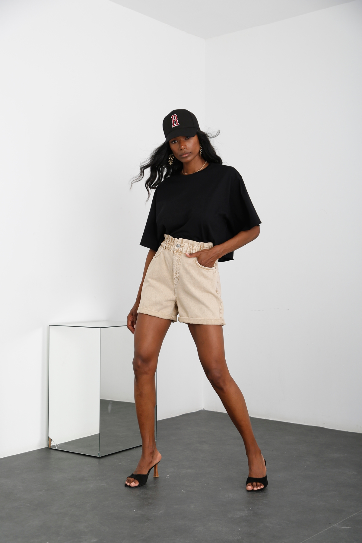 Siyah Basic Tshirt 0043