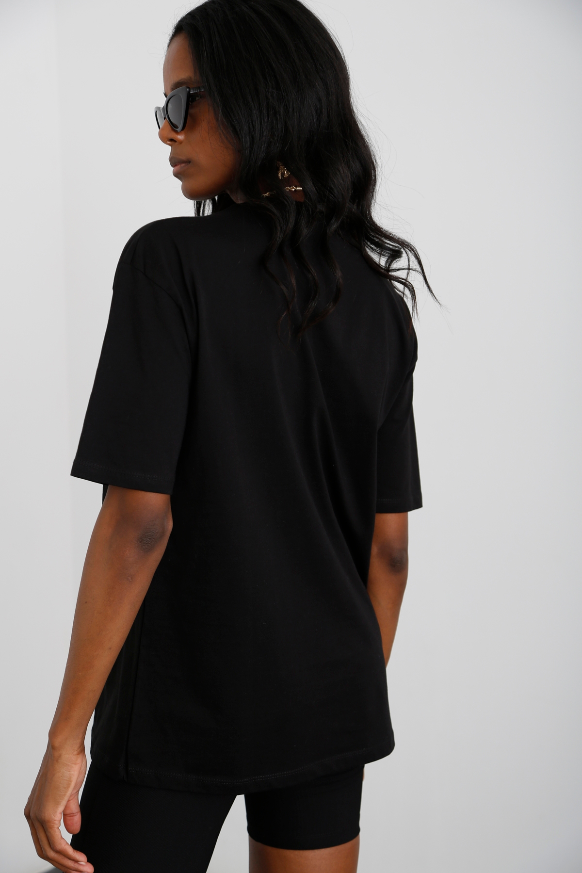 Siyah Brooklyn Baskılı Tshirt 3719