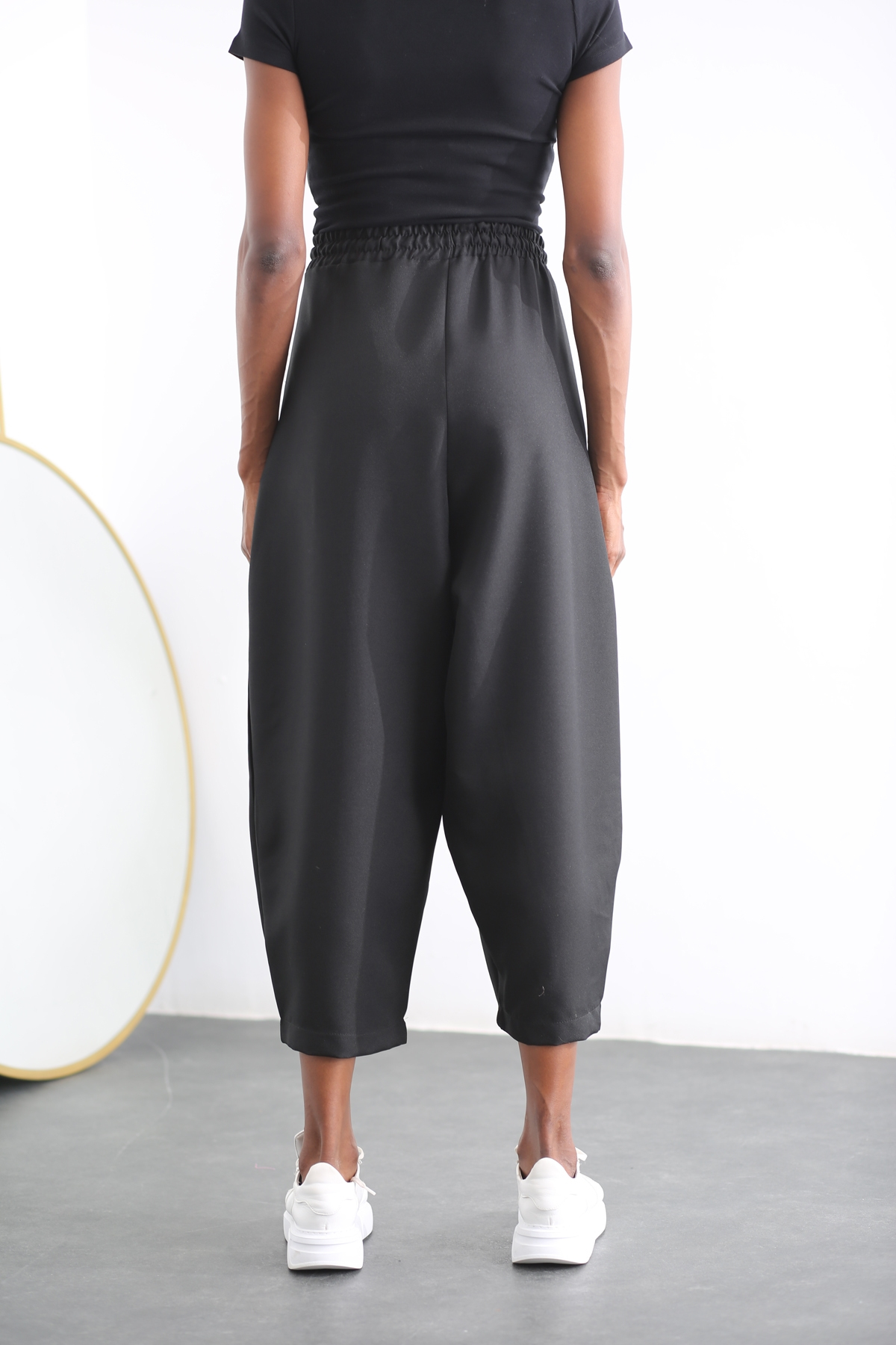 Siyah Cepli Şalvar Pantolon 40099