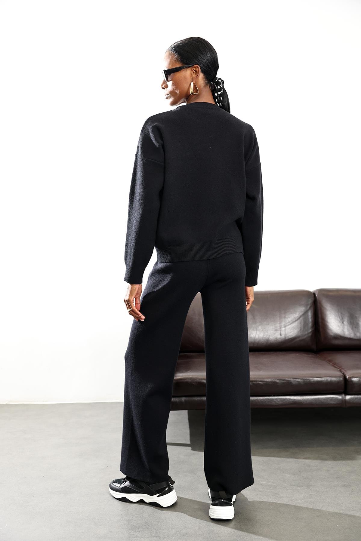 Siyah Core-Spun Basic Takım 