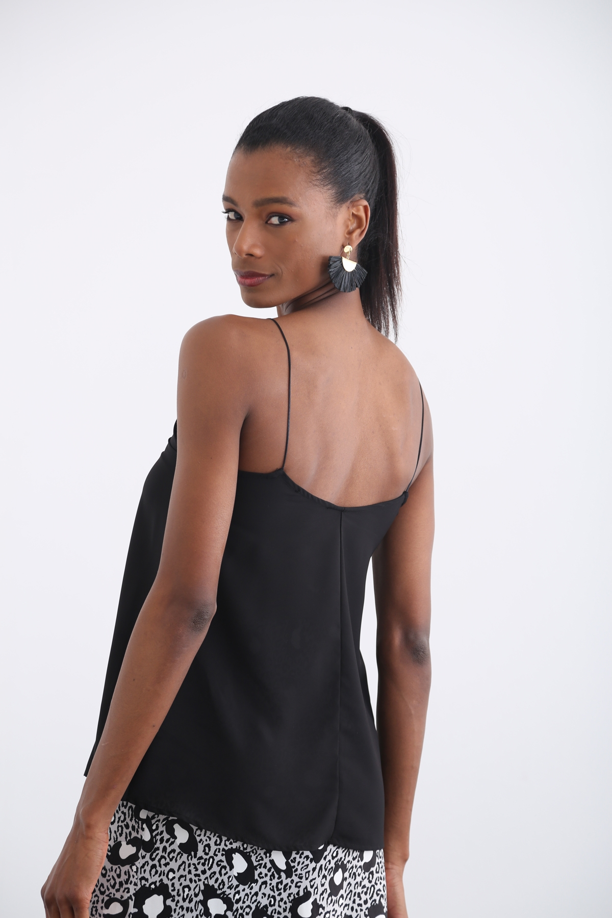 Siyah Dantelli Atlet 22420