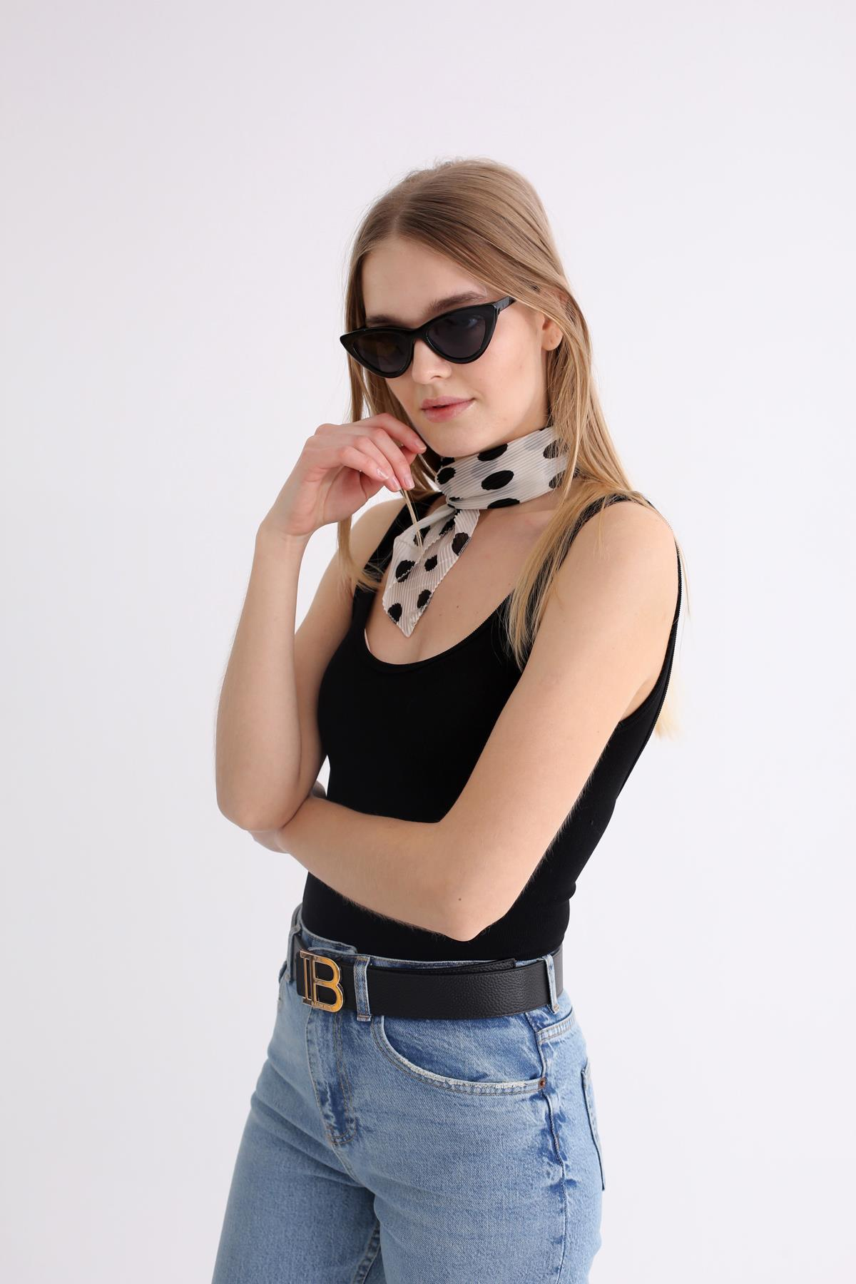 Siyah Kalın Askılı Bodysuit 