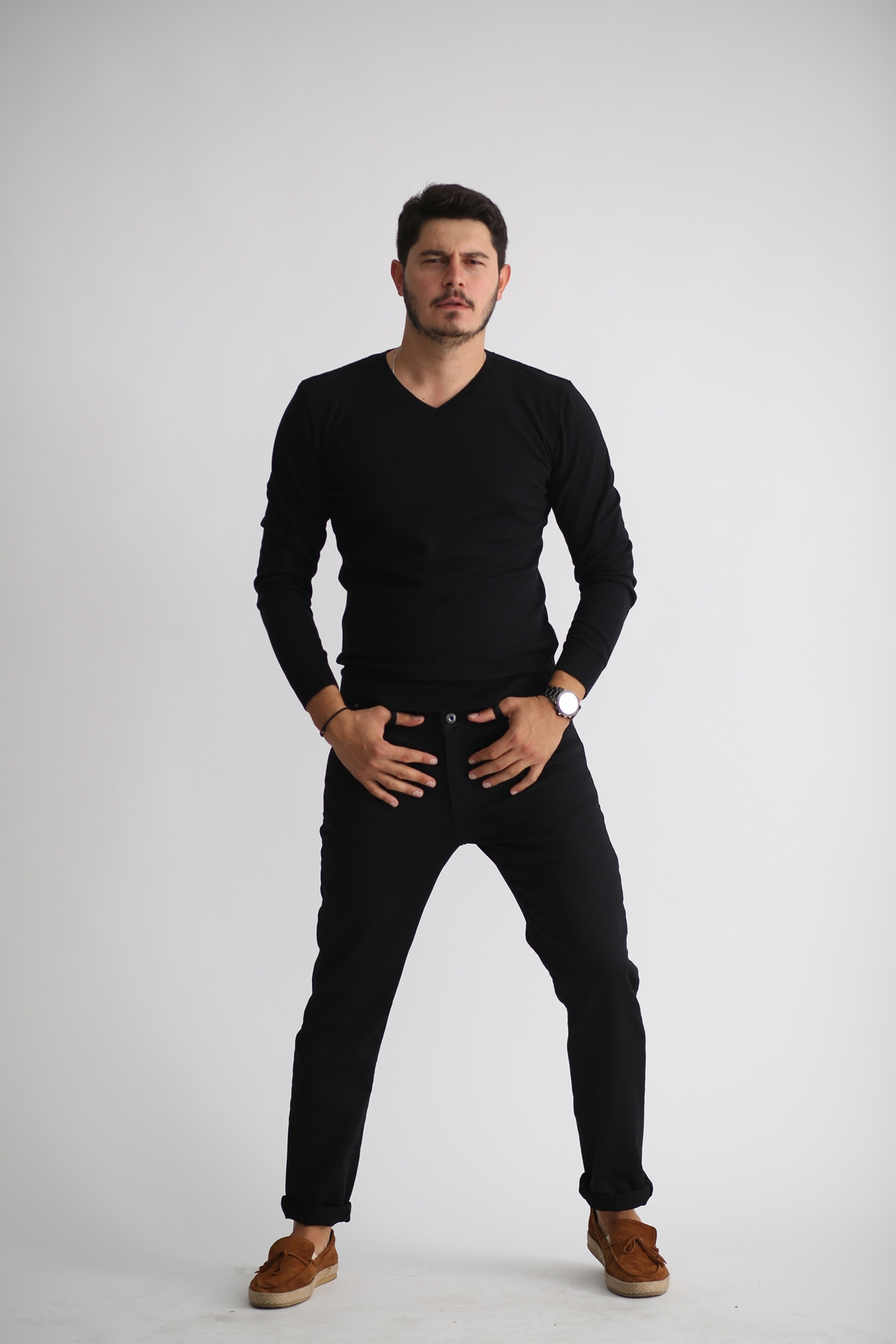 Siyah Regular Fit Jean 7263