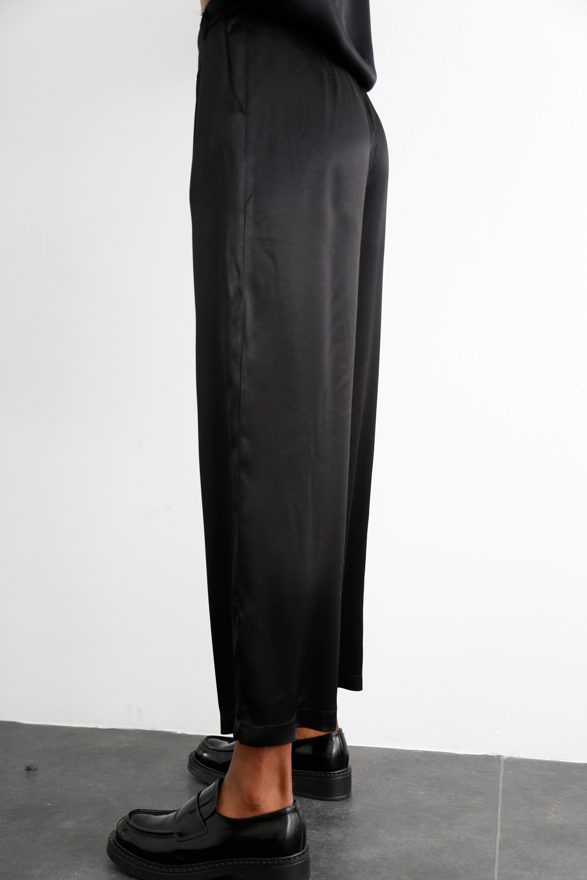 Siyah Saten Pantolon 50497
