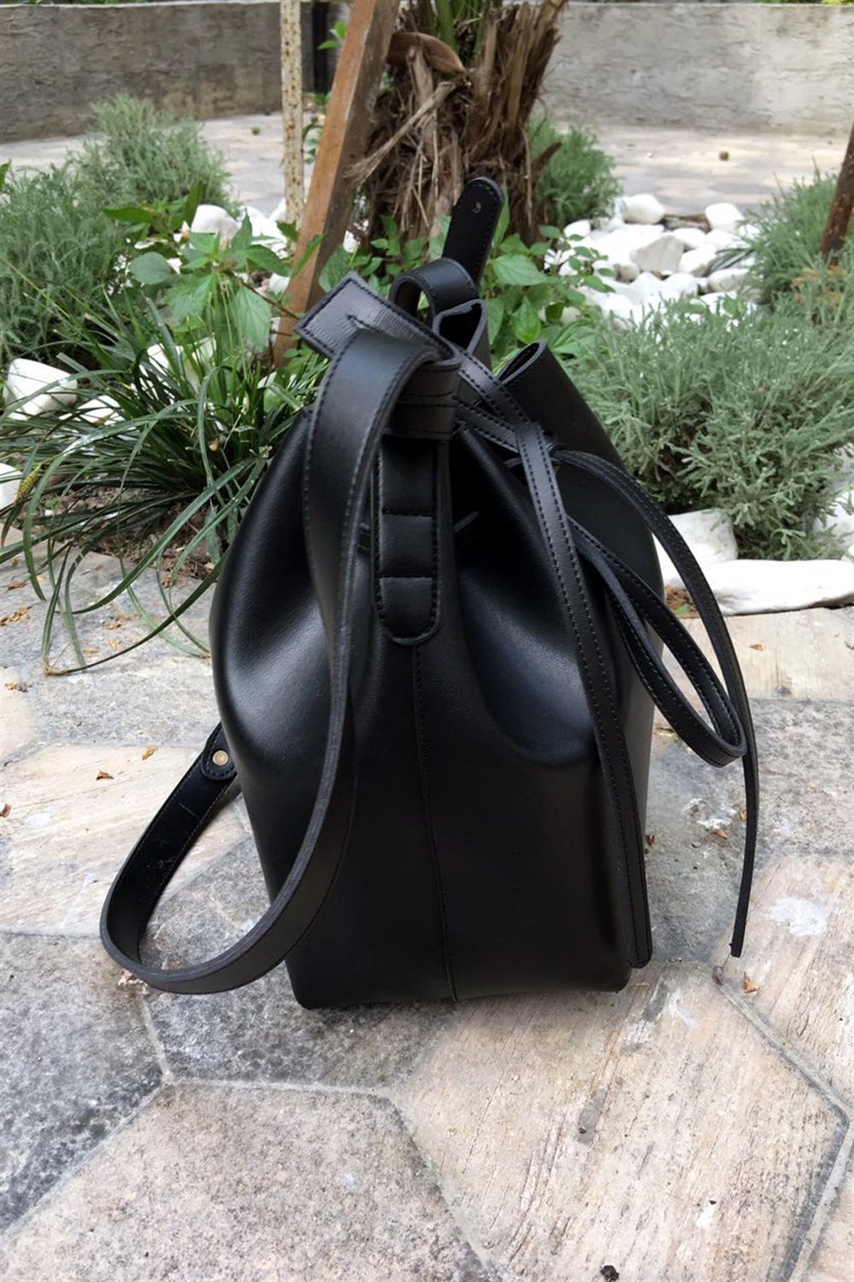 Siyah SİYAH BUCKET ÇANTA