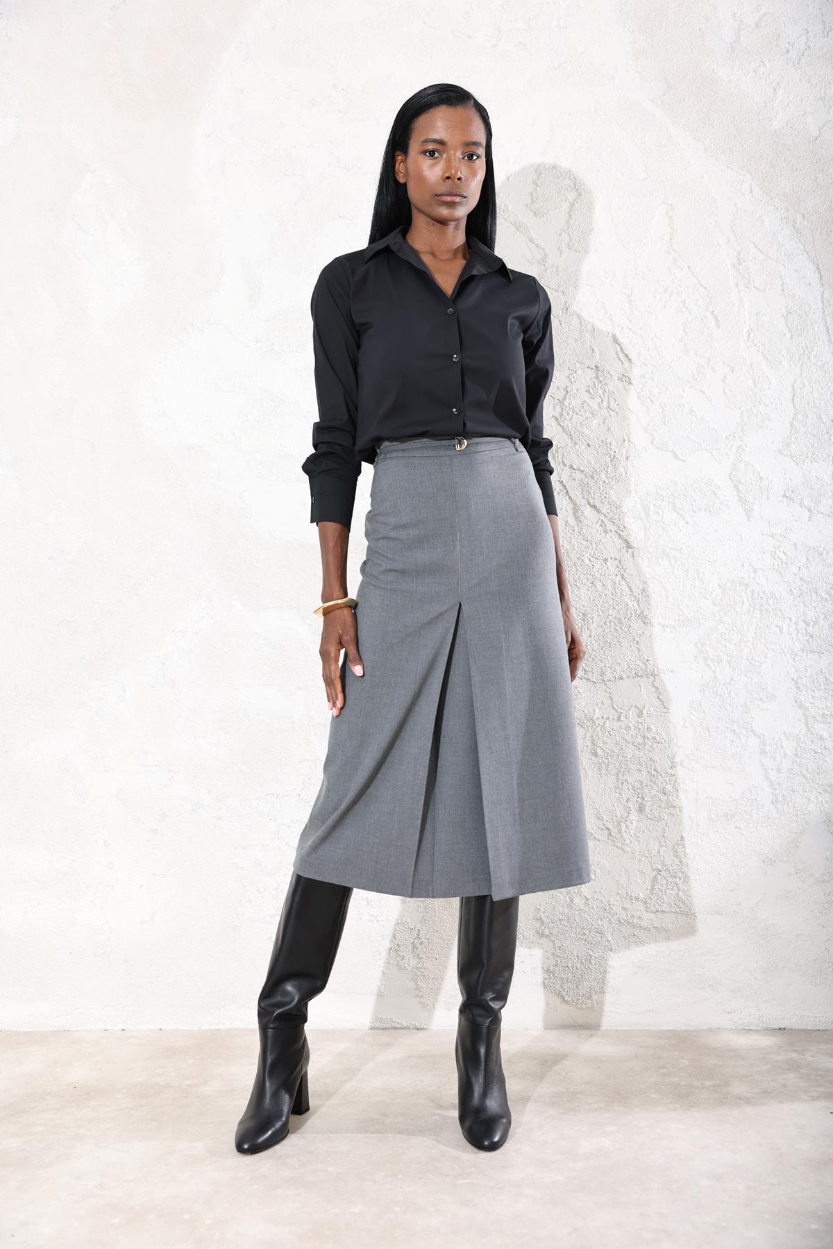 Siyah Slim Fit Gömlek 