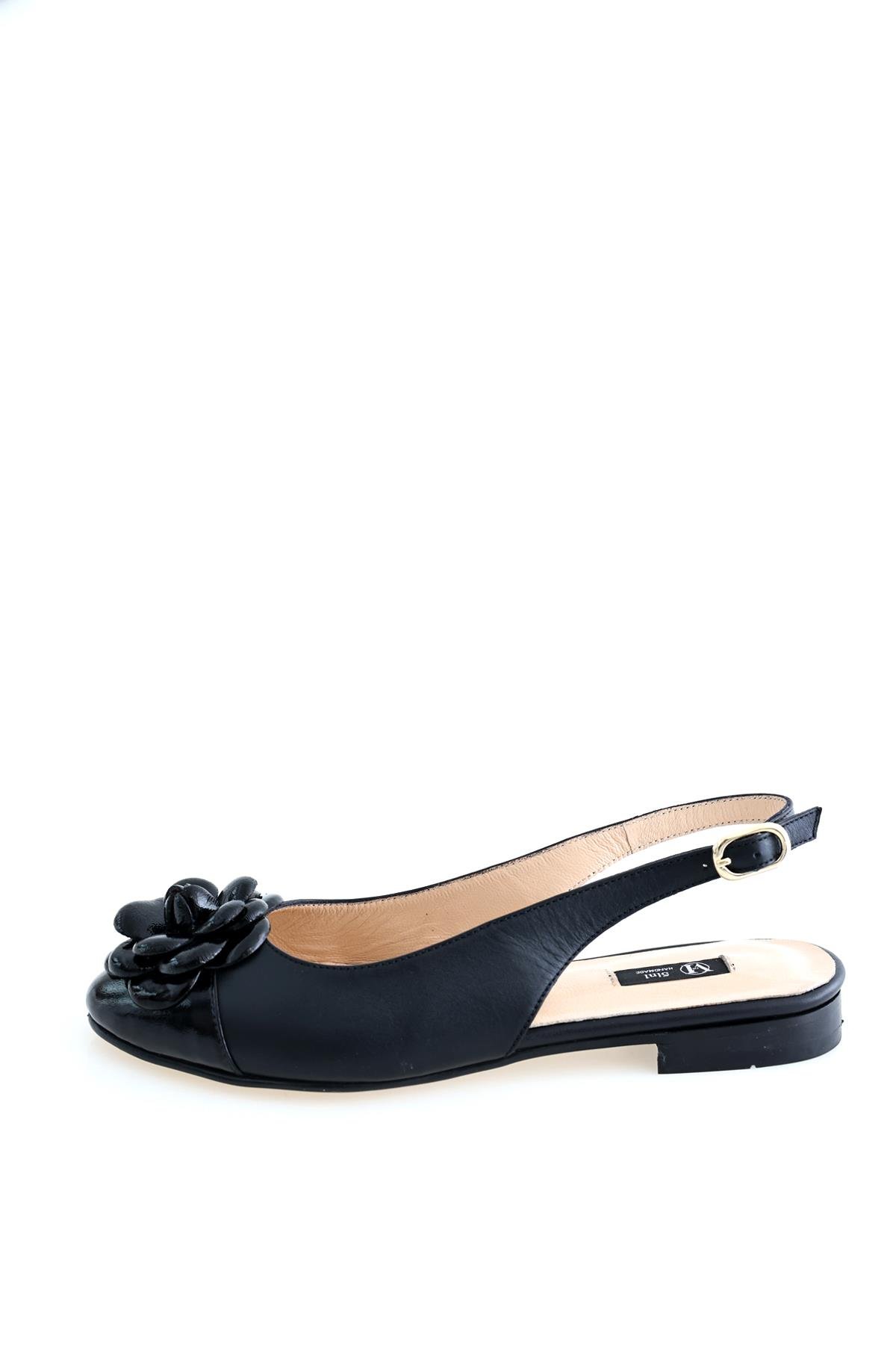 Siyah Slingback Babet 209