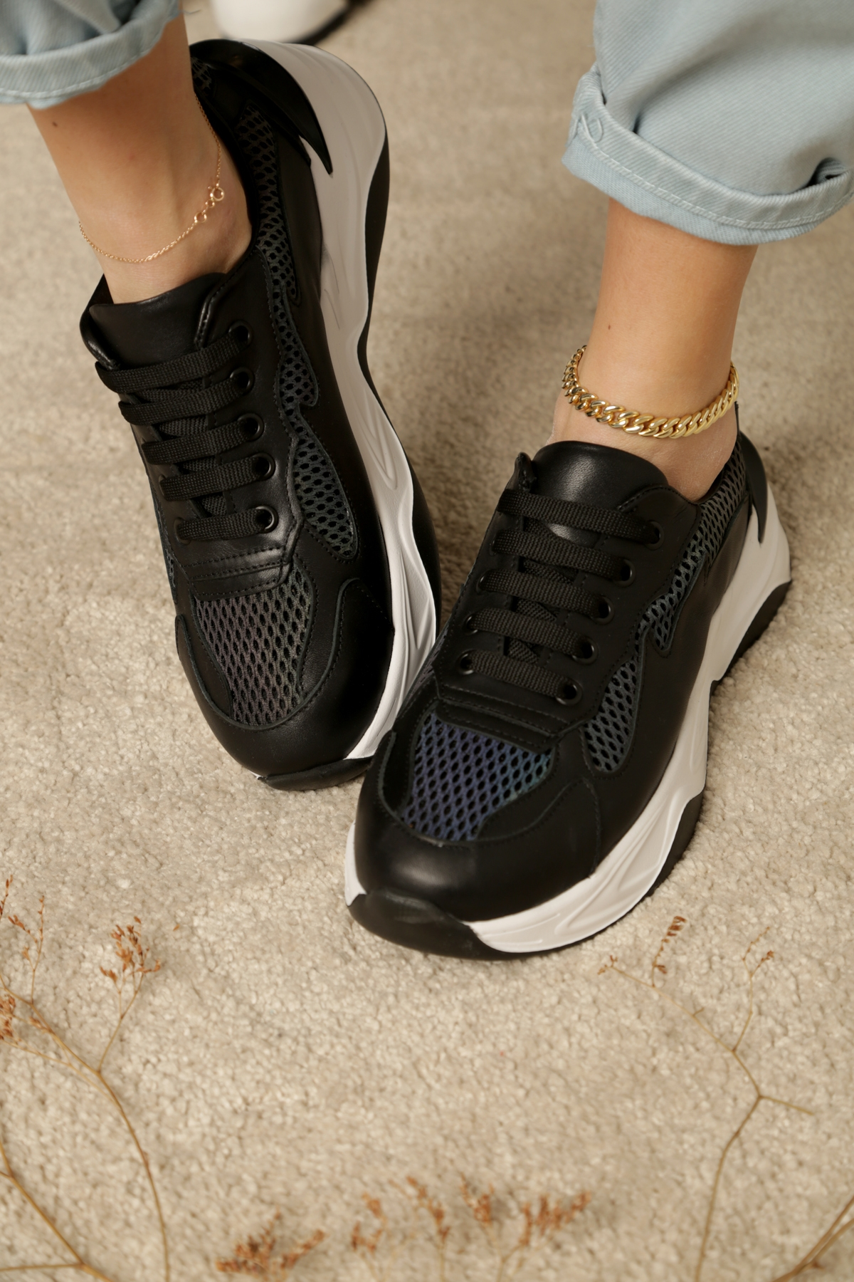 Siyah Sneaker-15003 