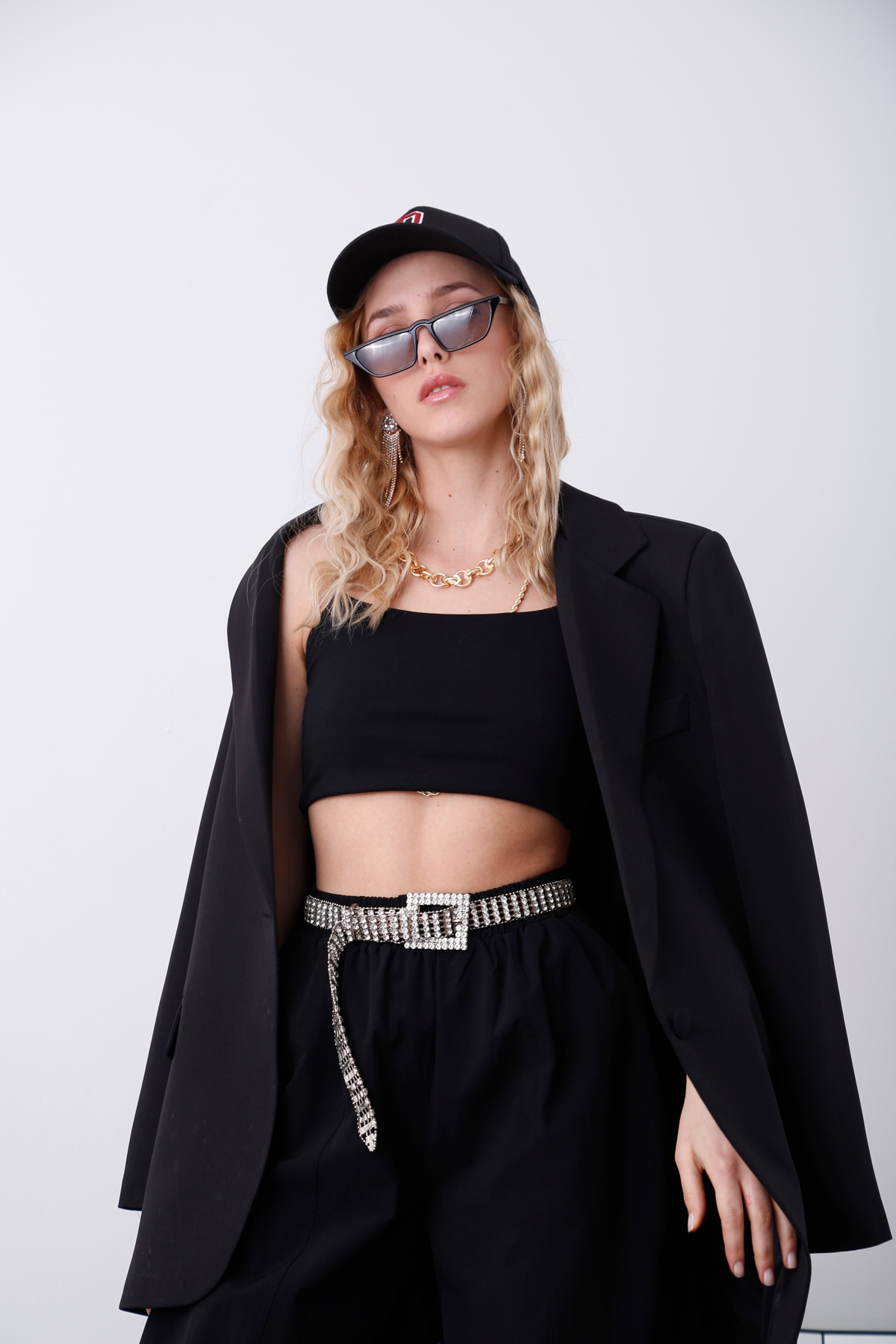 Siyah Spagetti Askılı Büstiyer 3077