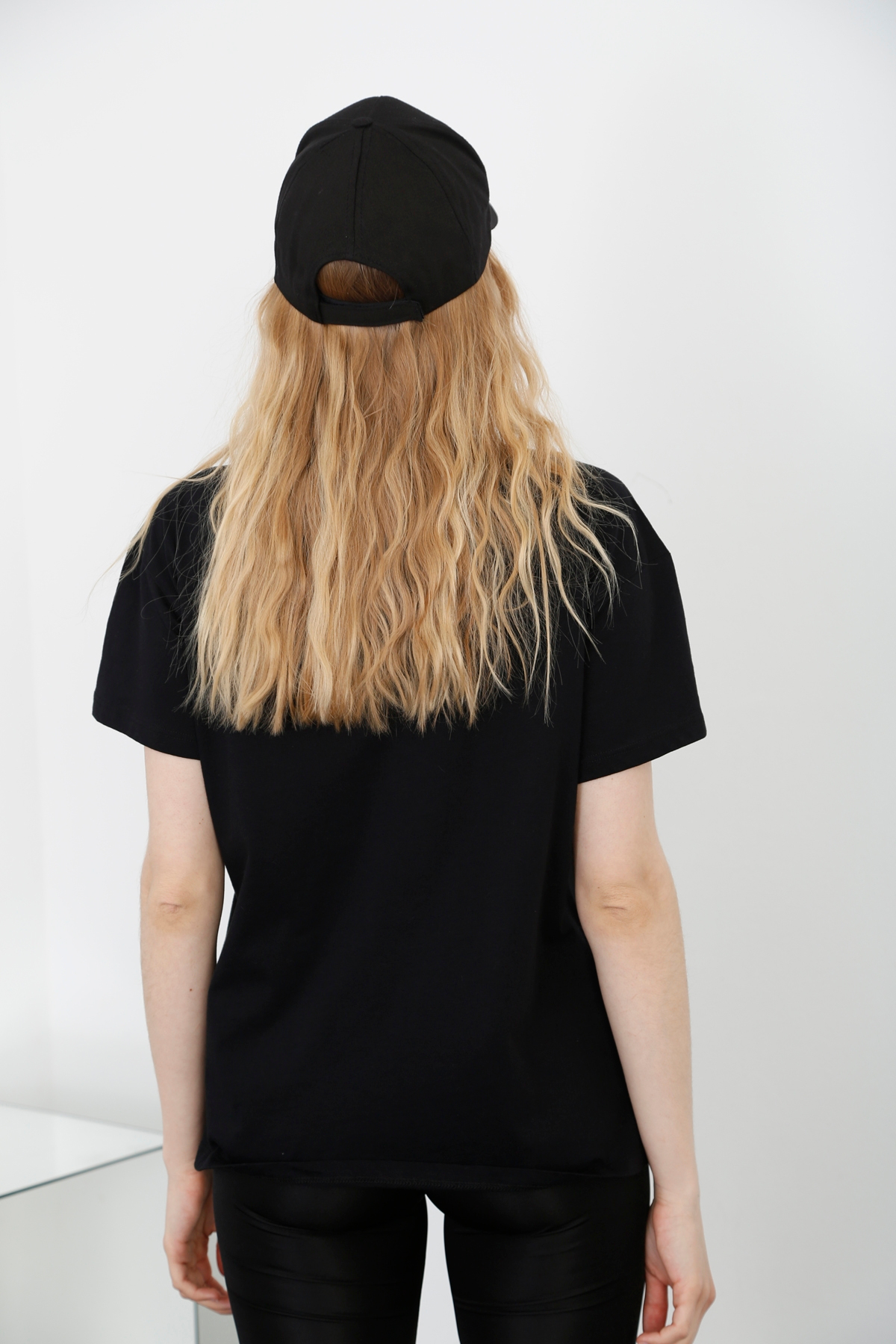 Siyah Taşlı Tshirt 210058