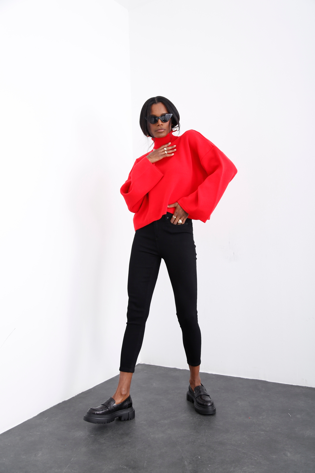Siyah Ultra Likralı Skinny Jean 