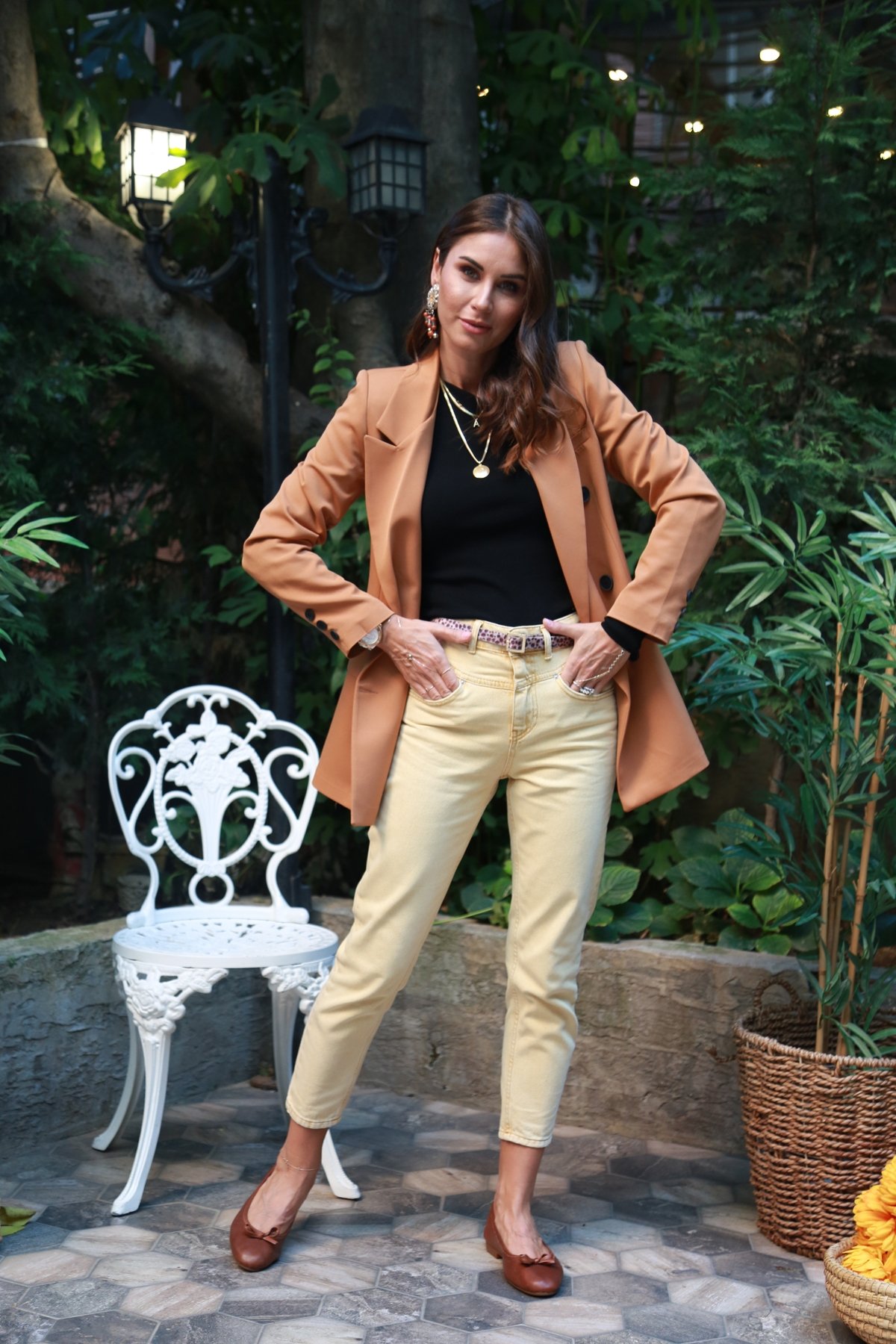 Taba Cepli Blazer Ceket
