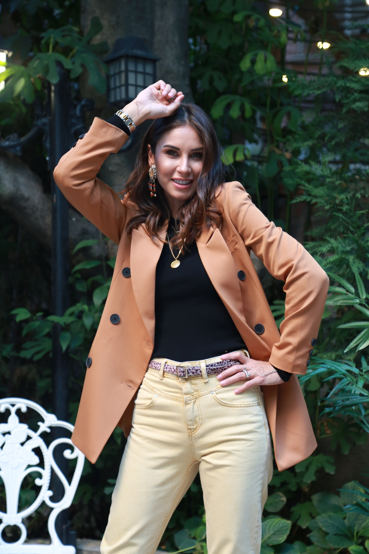 Taba Cepli Blazer Ceket
