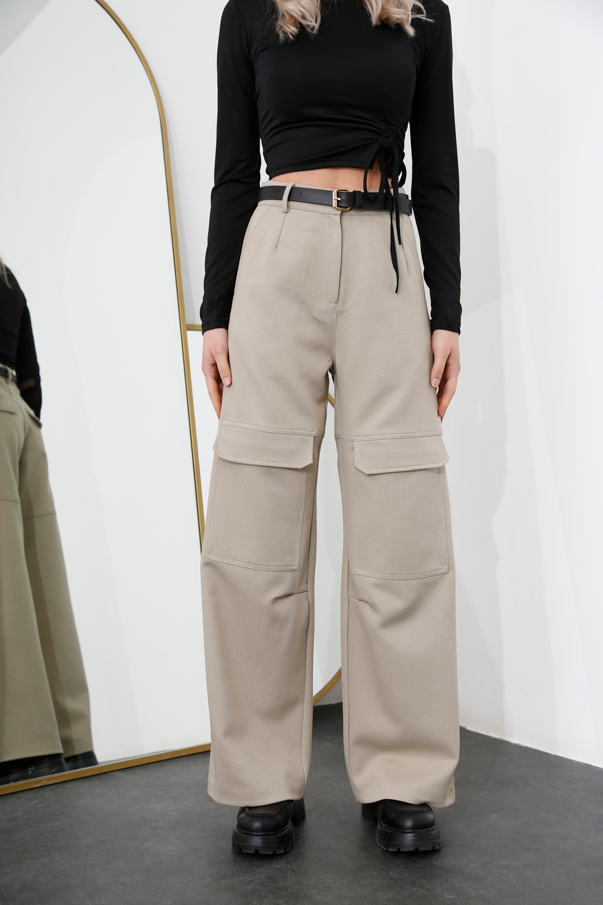 Taş Kargo Cepli Pantolon 