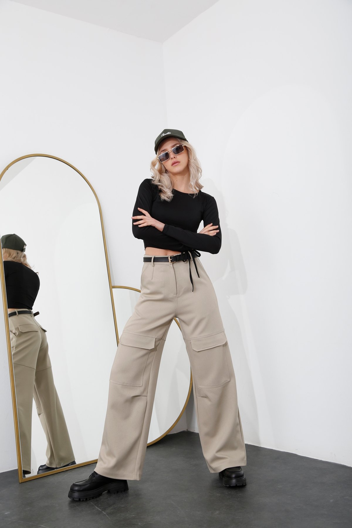 Taş Kargo Cepli Pantolon 