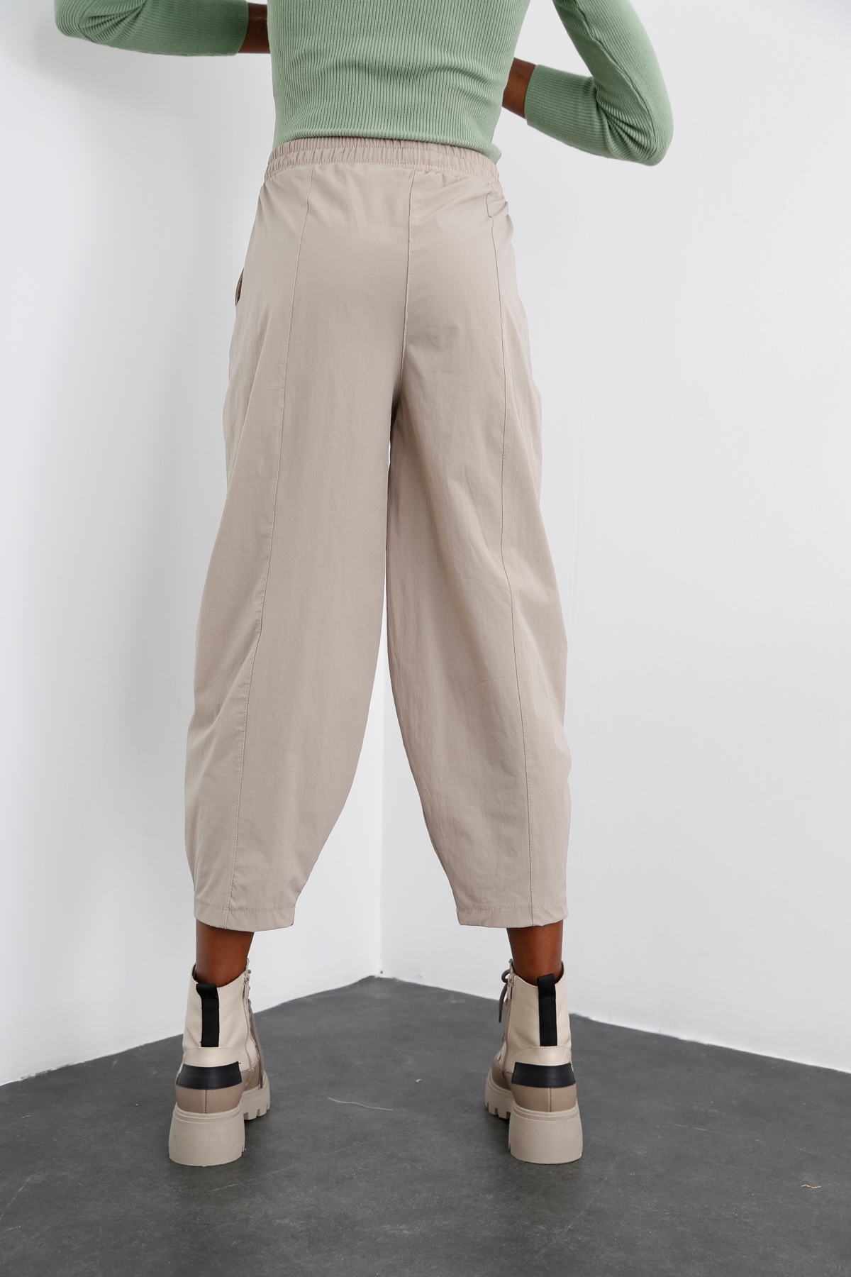 Taş Önü Dikişli Şalvar Pantolon 50483