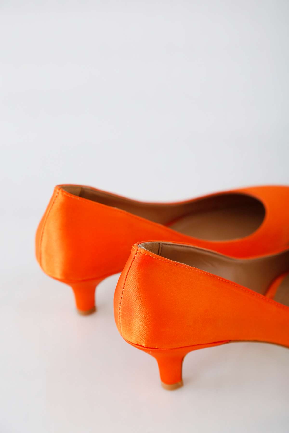 Turuncu 5 cm Topuklu Stiletto 891080