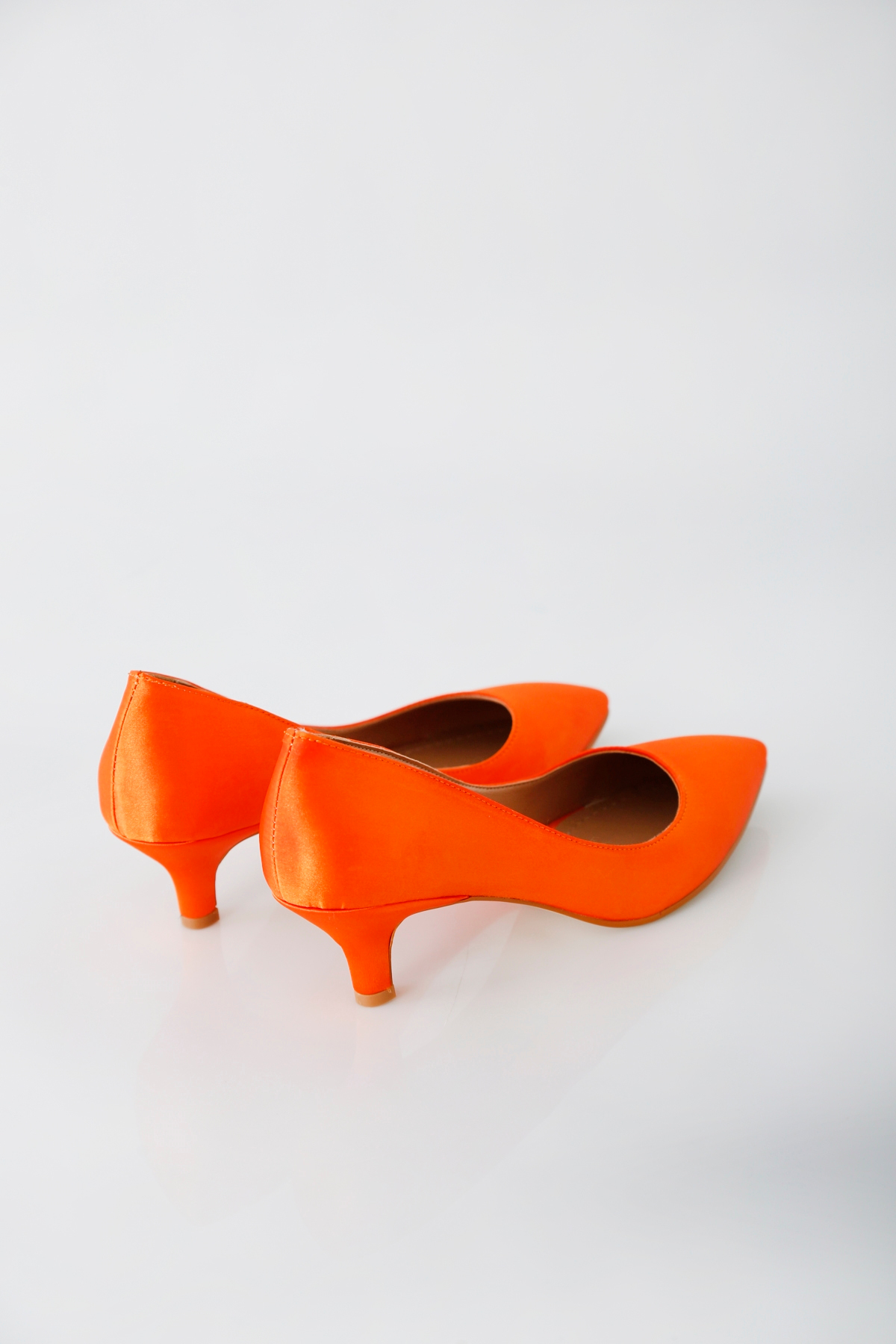 Turuncu 5 cm Topuklu Stiletto 891080