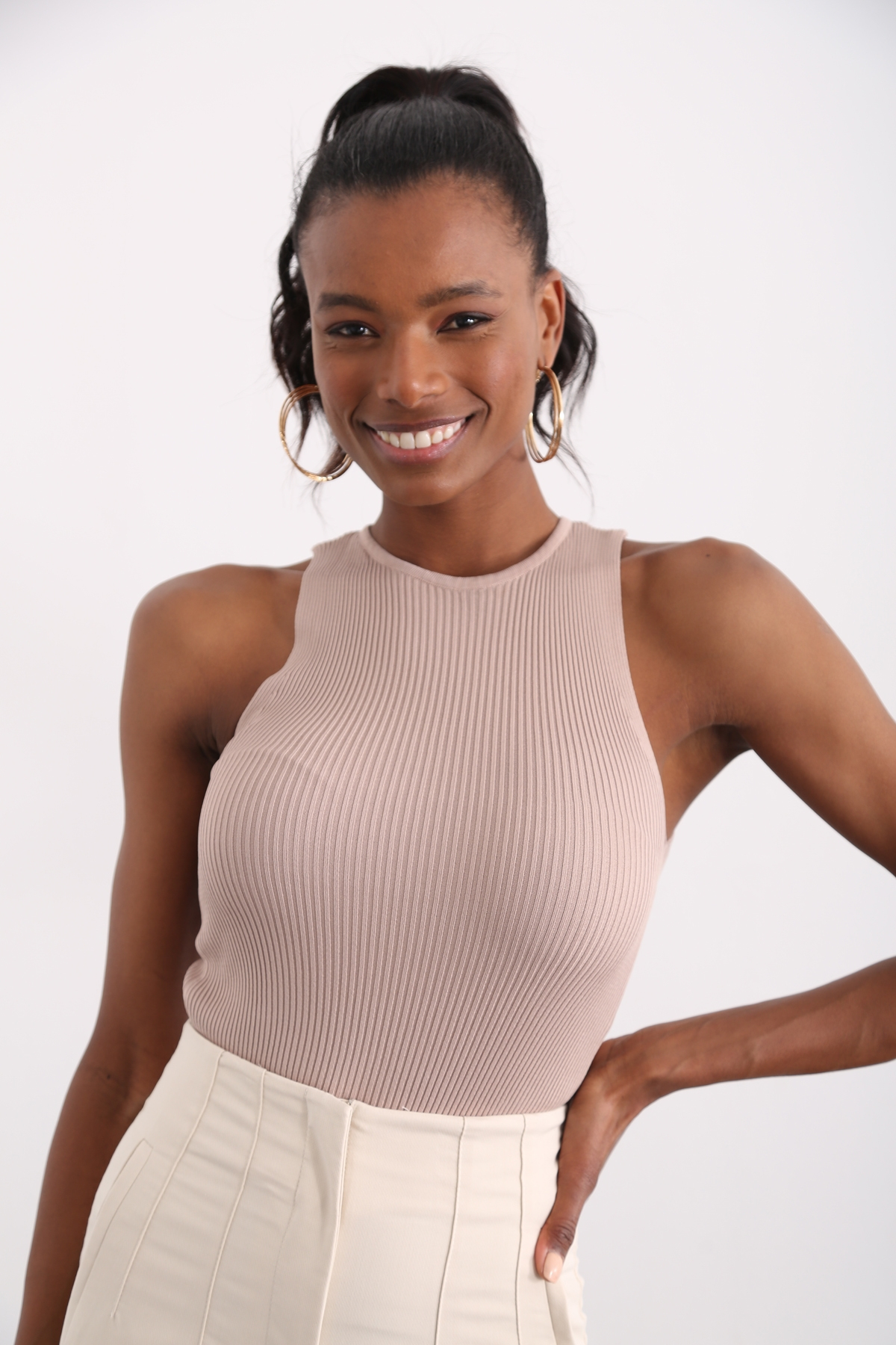 Vizon Halter Kesim Fitilli Atlet 21425