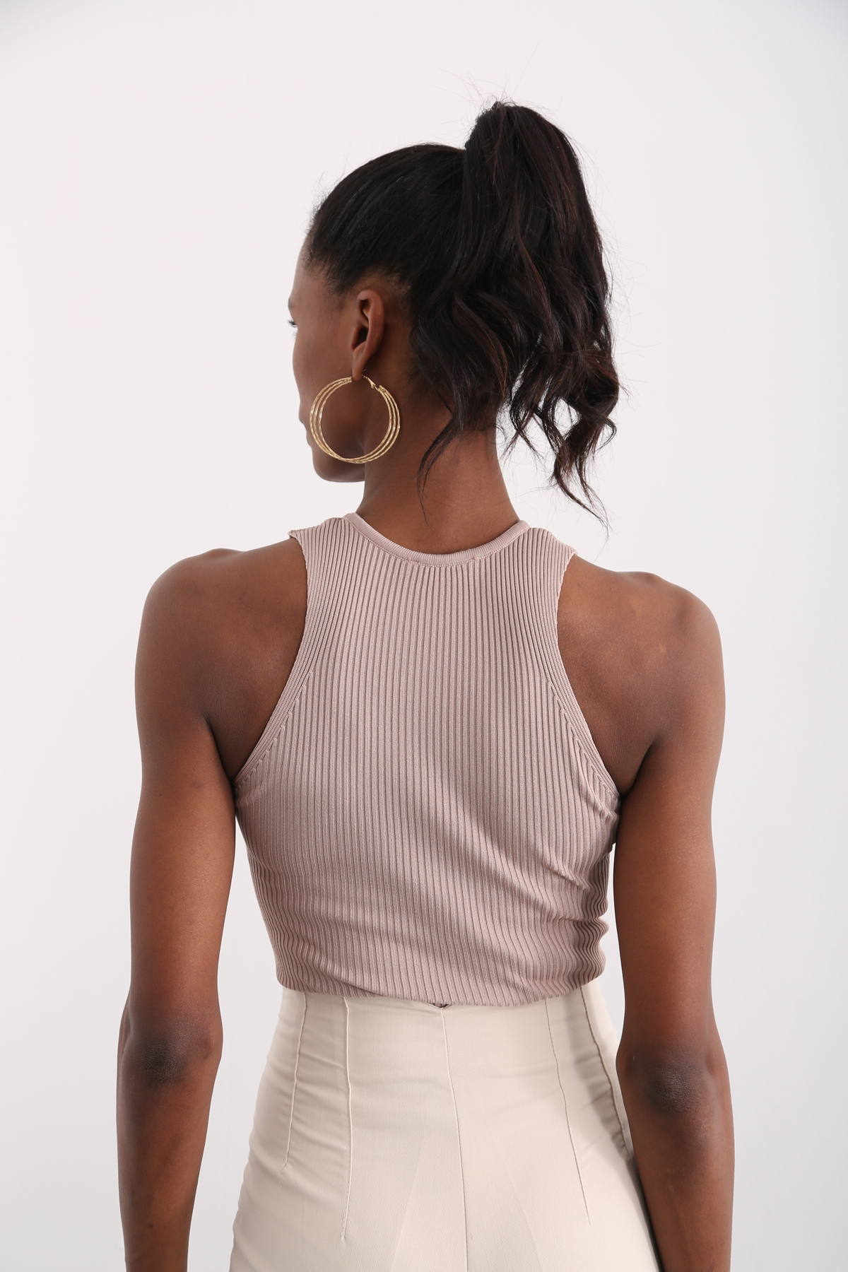 Vizon Halter Kesim Fitilli Atlet 21425