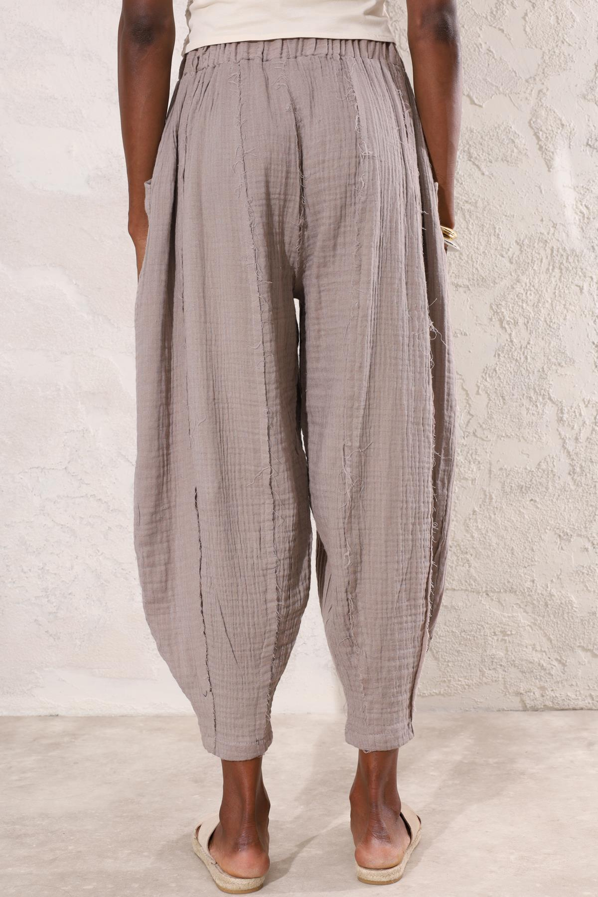 Vizon Müslin Şalvar Pantolon 51018
