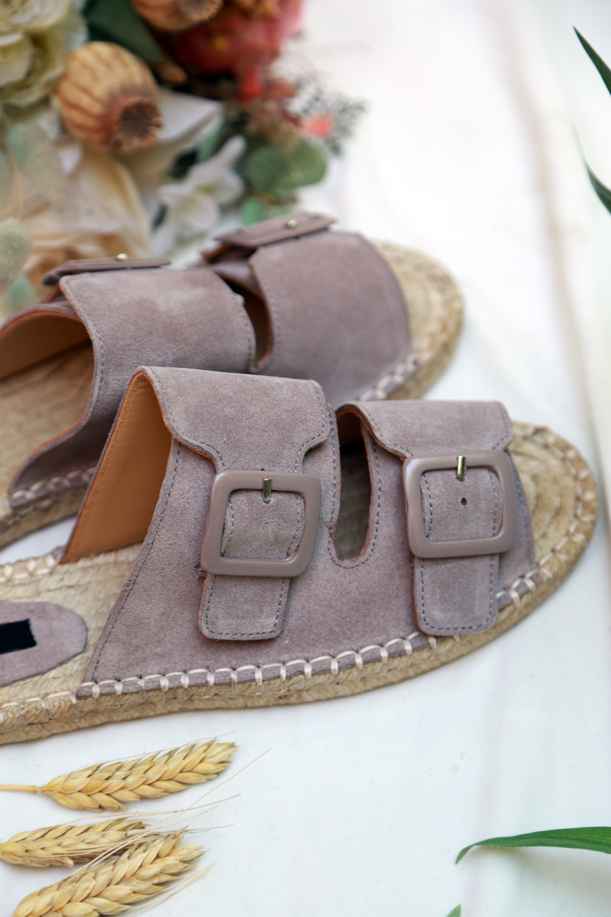 Vizon Tokalı Espadril Terlik