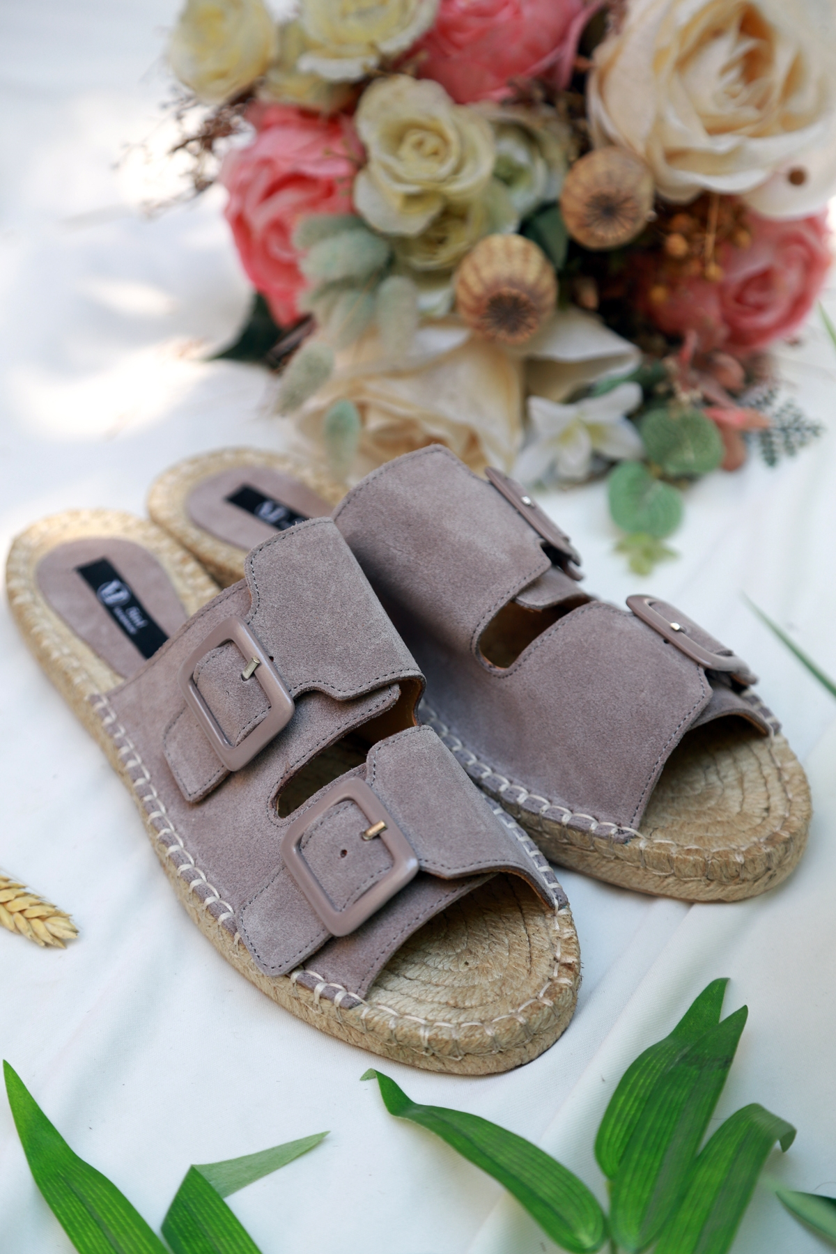 Vizon Tokalı Espadril Terlik