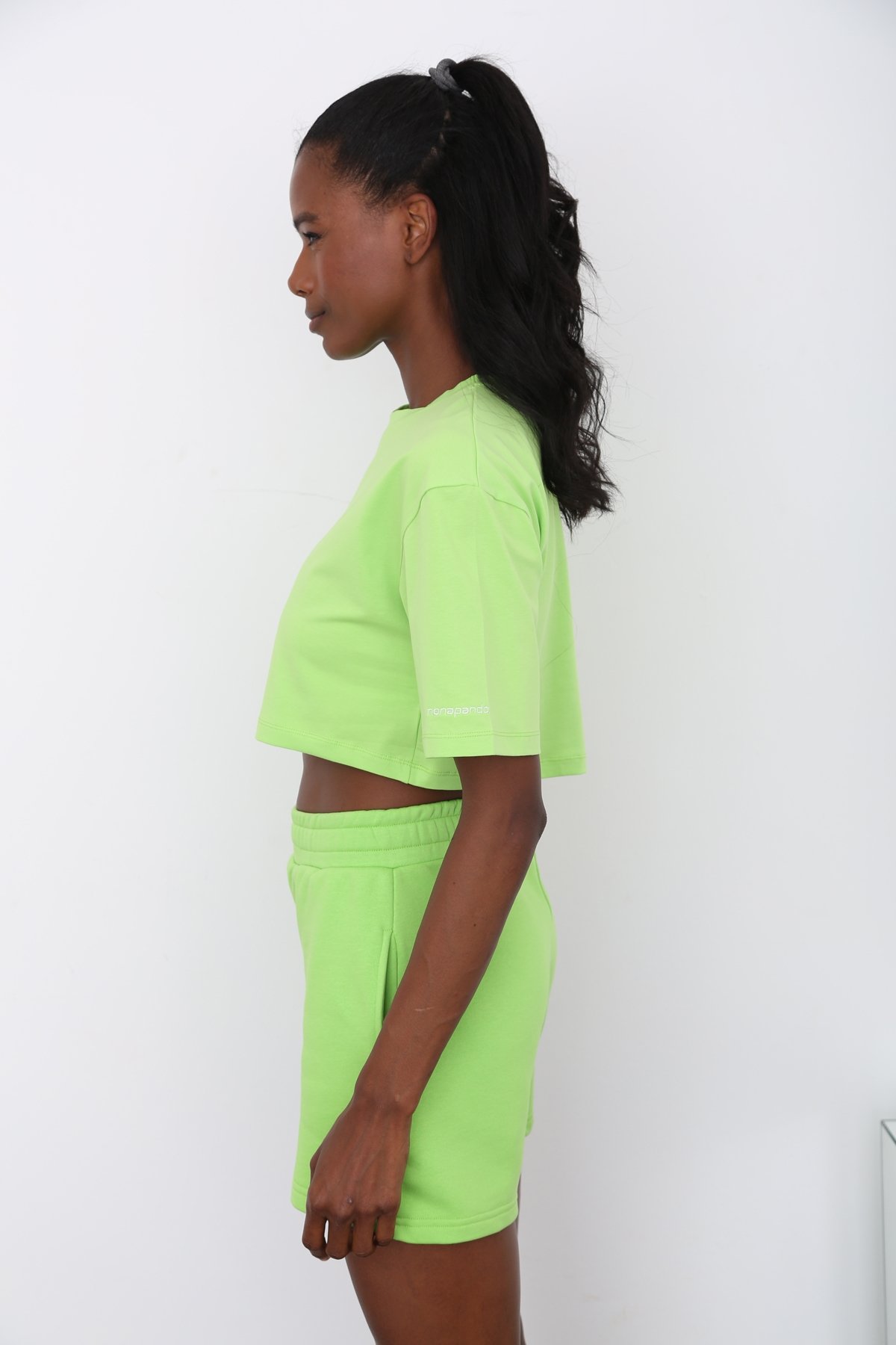 Yeşil Crop Tshirt 
