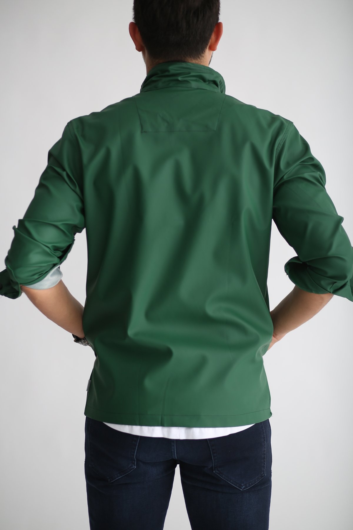 Yeşil Erkek Yağmurluk 4151