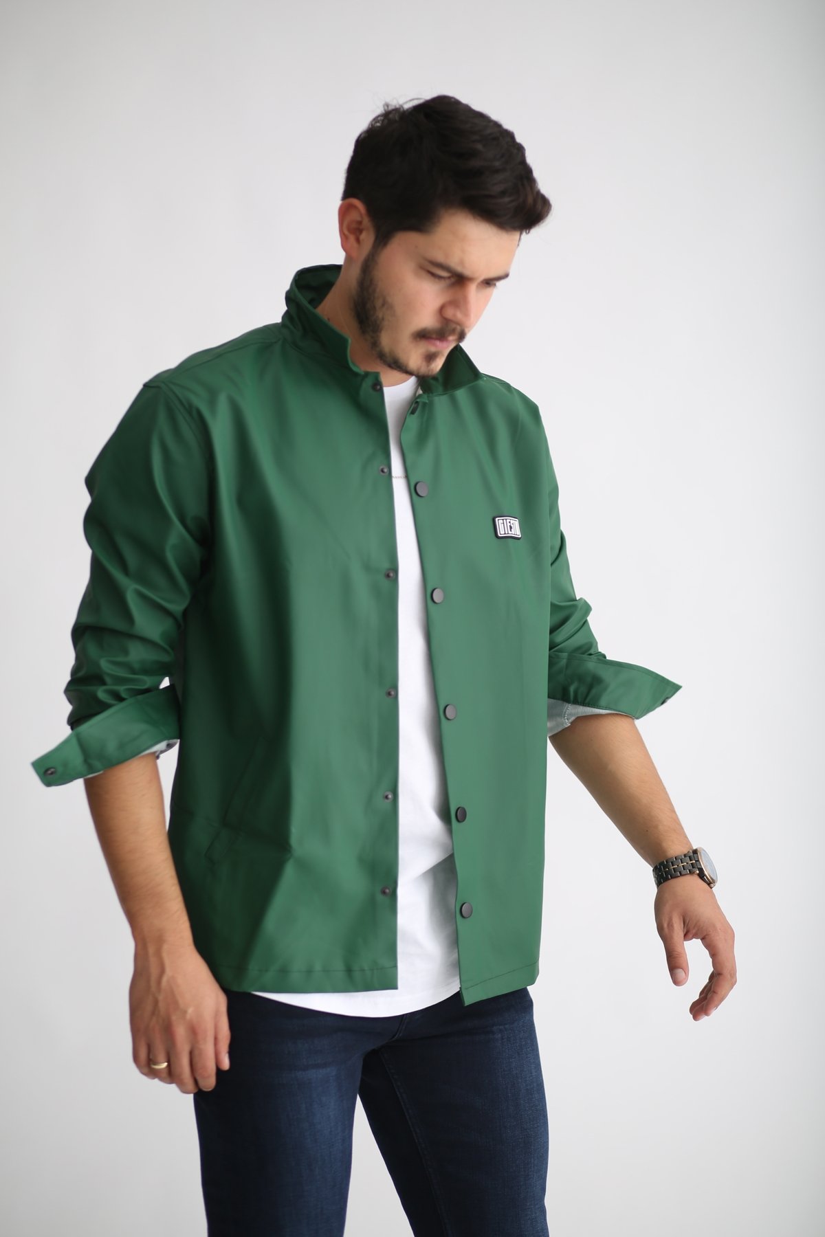 Yeşil Erkek Yağmurluk 4151