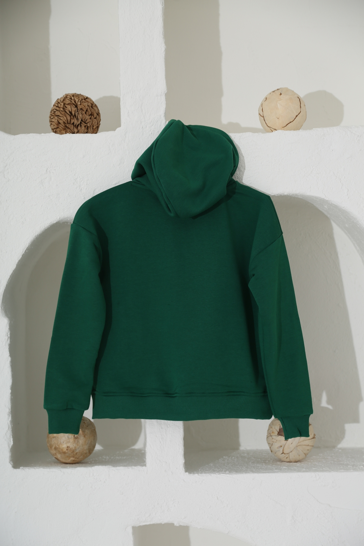 Yeşil Sunset Baskılı Çocuk Sweatshirt 