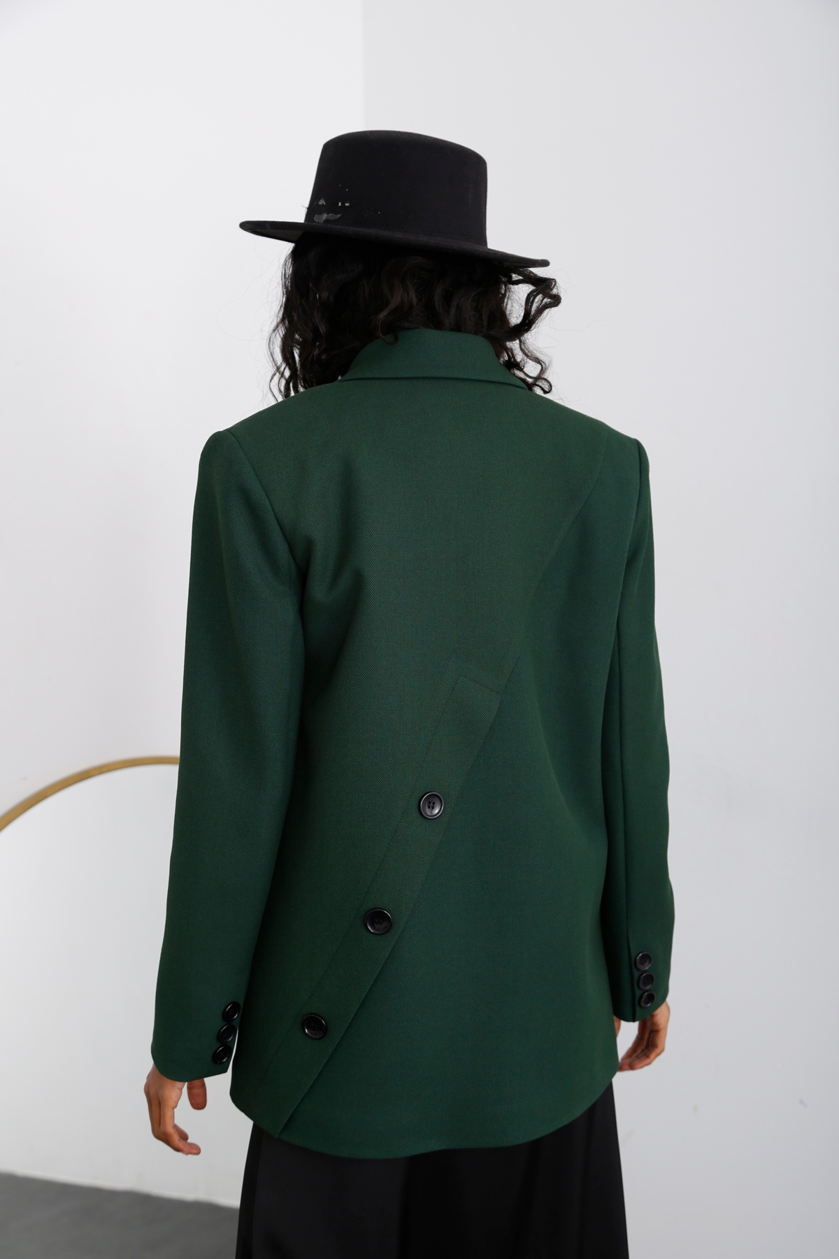 Zümrüt İki Düğme Blazer Ceket 4040