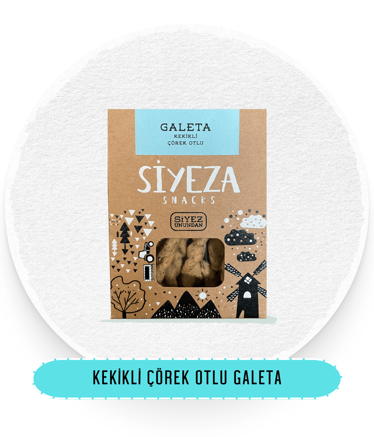 Kekikli Çörek Otlu Galeta 60 gr x 6