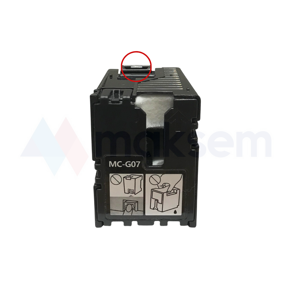 Atık Mürekkep Tankı (Waste Ink Tank) Çipli MC-G07 6799C001 TPLD, Canon Pixma G3390 G3780 G3800 G3880