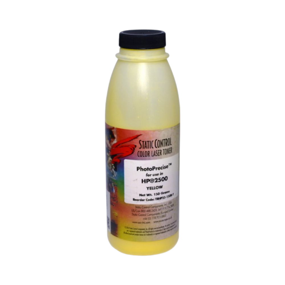 Sarı Toner Tozu 150gr Static, HP LJ1500 LJ2500 LJ2550 LJ2800 LJ2820 LJ2840 Canon MF8170 MF8180