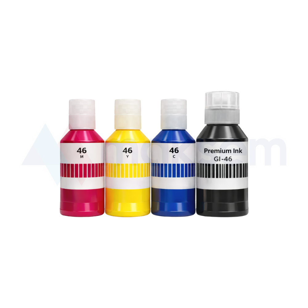 Siyah Mürekkep Pigment (Ink) 170ml GI-46, Canon Maxify GX6040 GX7040 (GI46) GX6010 GX7010 (GI16)