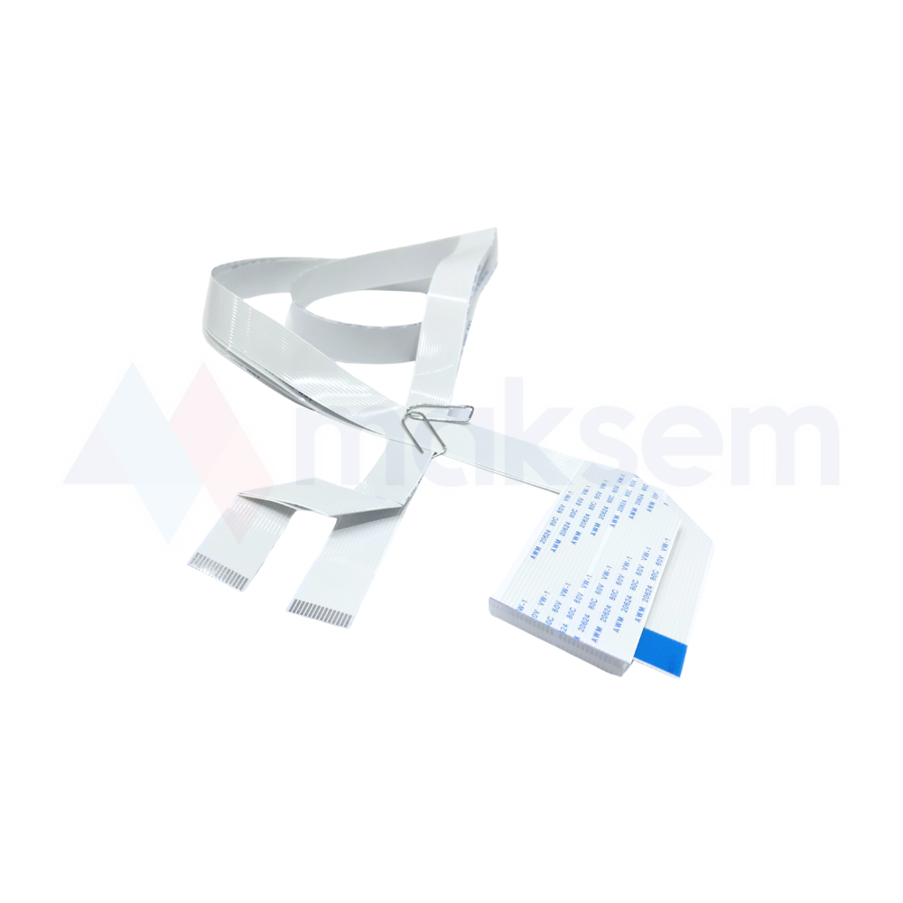 Yazıcı Kafası Sensör Kablosu (Print Head Sensor Cable) Pin: 15+15 Boy: 900mm En: 16+16mm TPLD