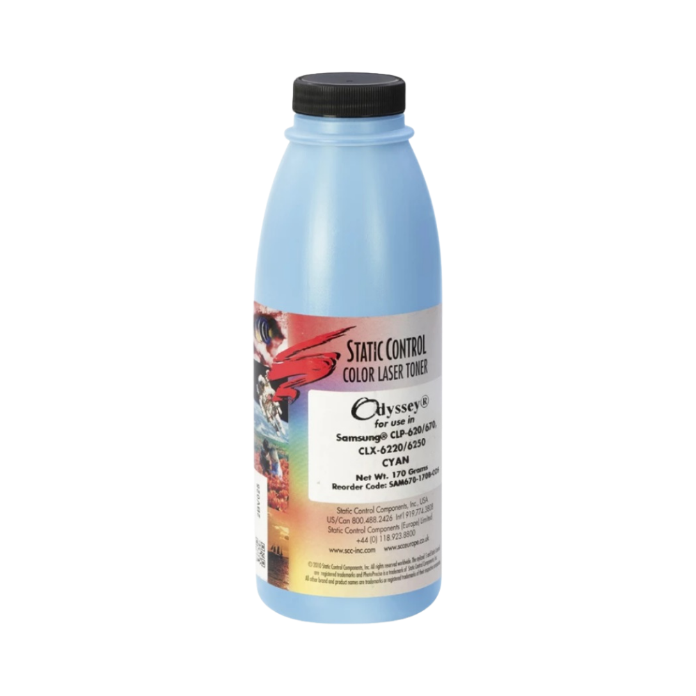 Mavi Toner Tozu 170gr SAM670-170B-COS Static, Samsung CLP620 CLP670 CLX6220 CLX6250