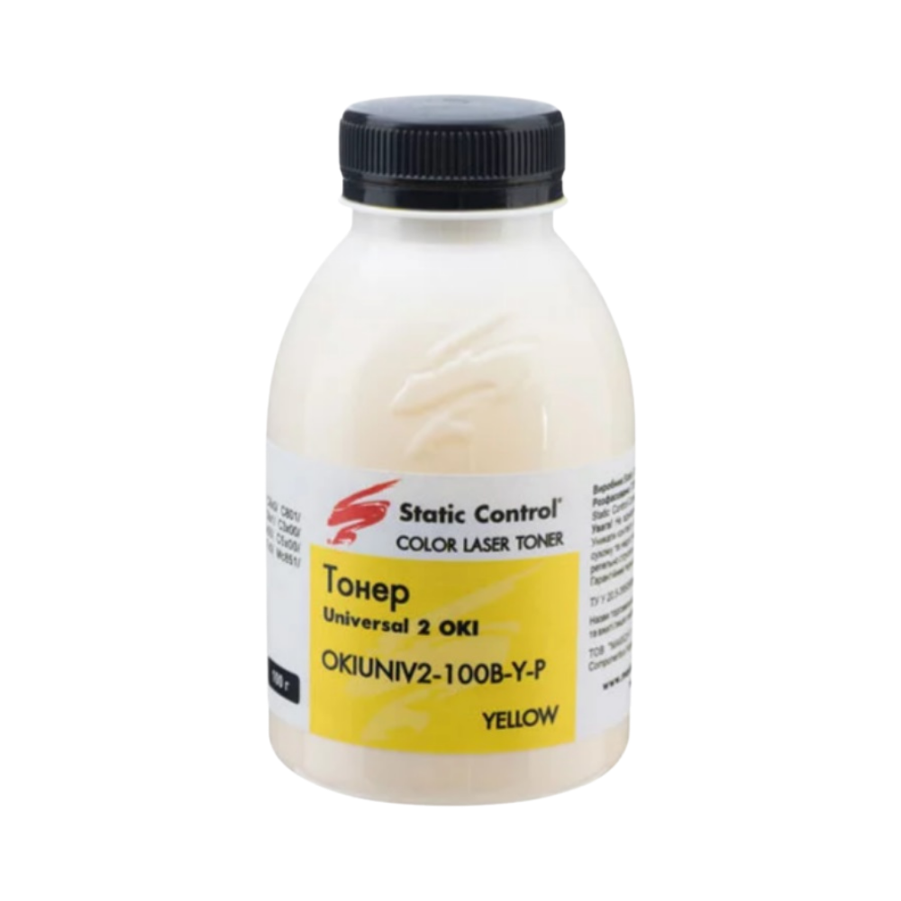 Sarı Toner Tozu (Toner Powder) 100gr OKIUNIV2-Y Static, OKI Universal