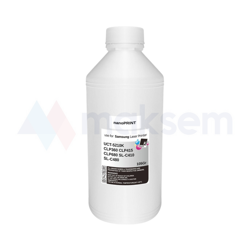 Siyah Toner Tozu (Toner Powder) 105gr UCT-5210K Static, Samsung CLP-360 CLP-415 CLP-680