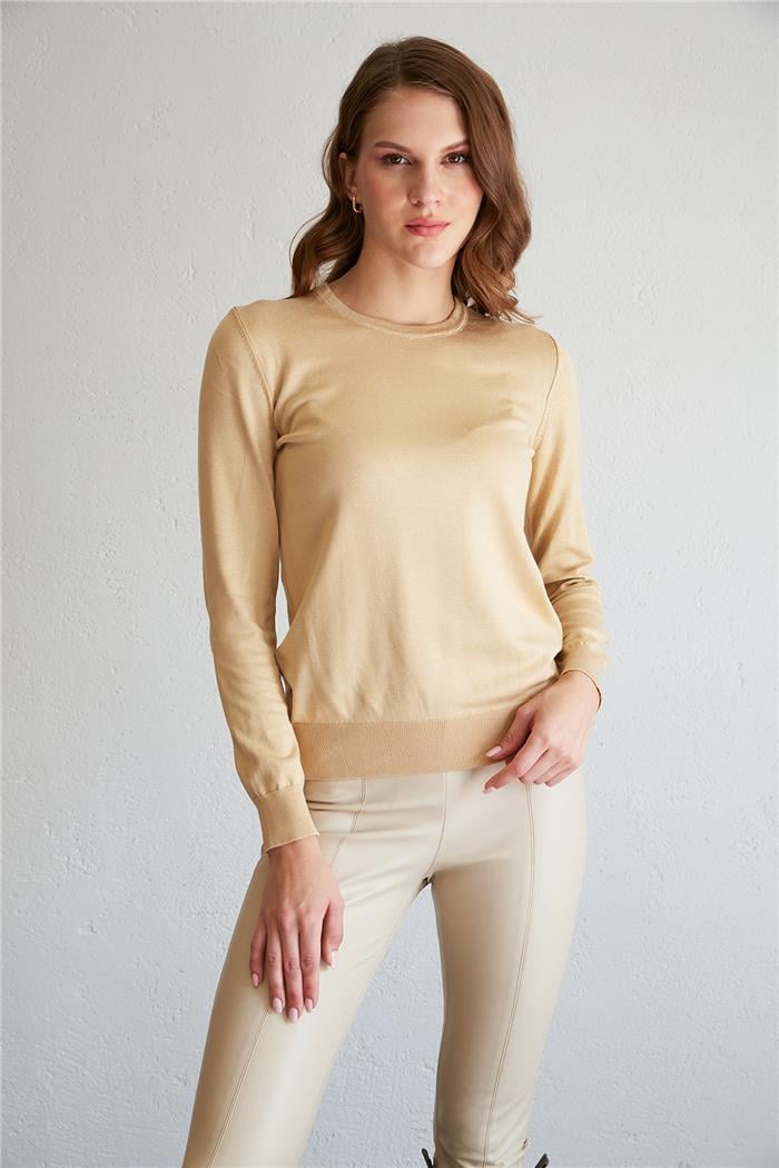 Nisan Bisiklet Yaka Basic Kazak CAMEL TT4096-Z