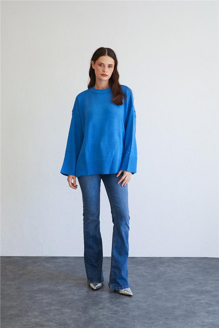 Avrile Oversize Basic Kazak TURKUAZ A92145-S
