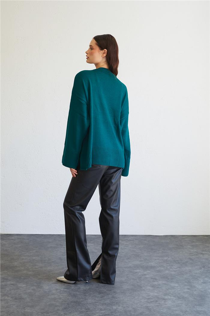 Avrile Oversize Basic Kazak ZÜMRÜT A92145-S