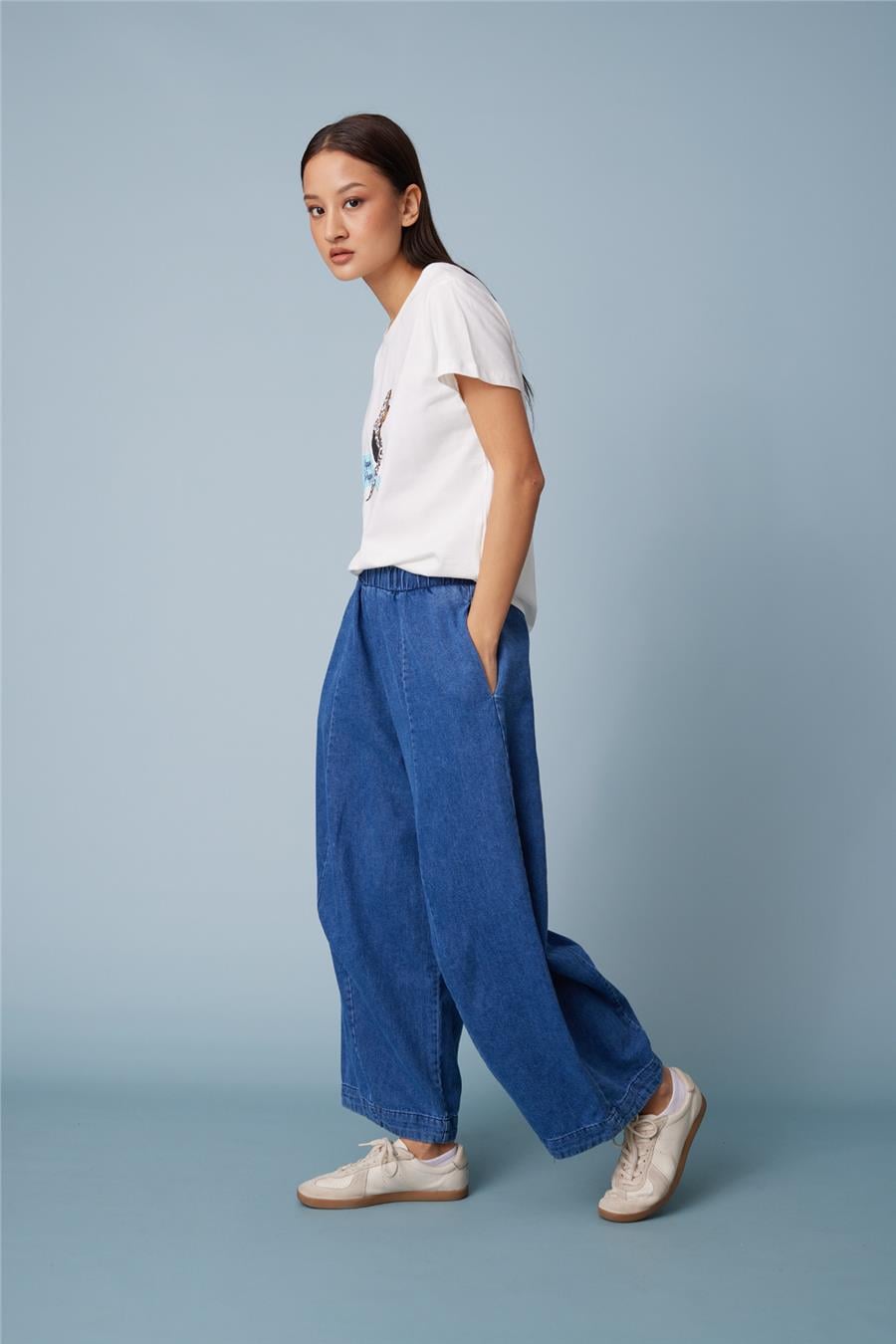 Nisan BARREL FIT DENIM PANTOLON MAVİ N26-2355
