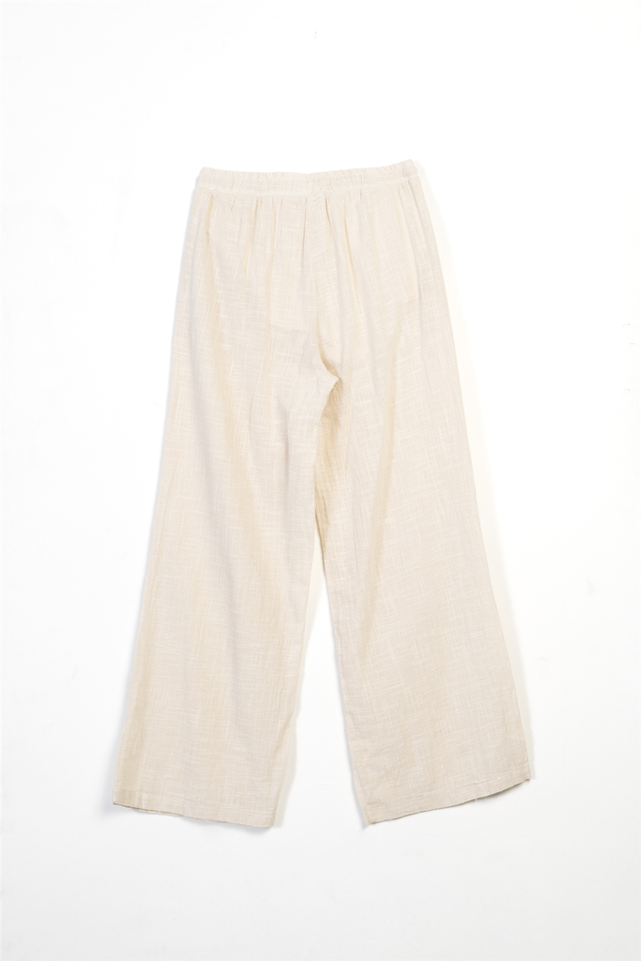 Nisan BELİ LASTİKLİ BAĞCIKLI PANTOLON NATUREL N26-2437