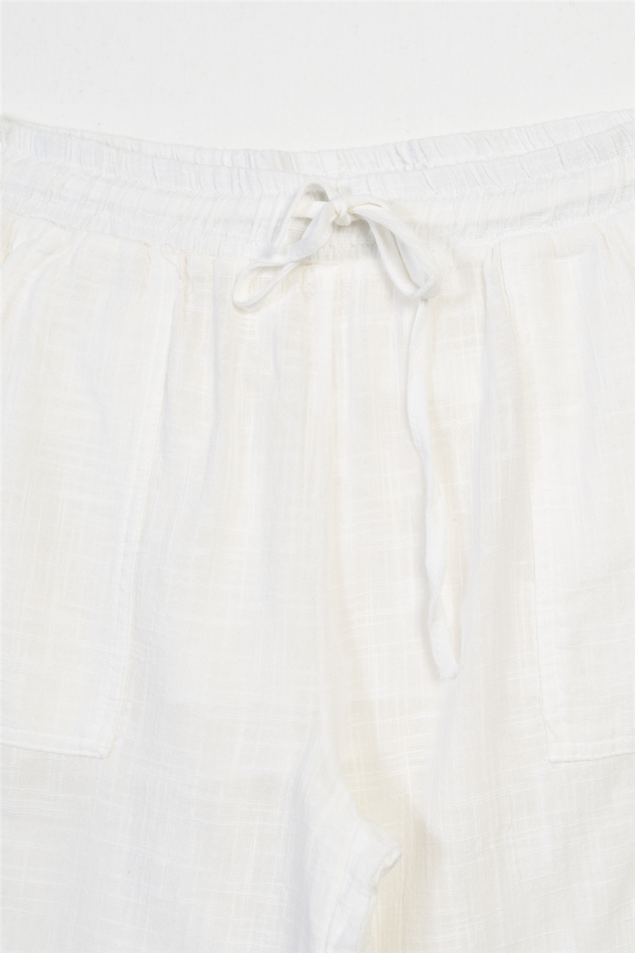 Nisan BELİ LASTİKLİ BAĞCIKLI PANTOLON EKRU N26-2437