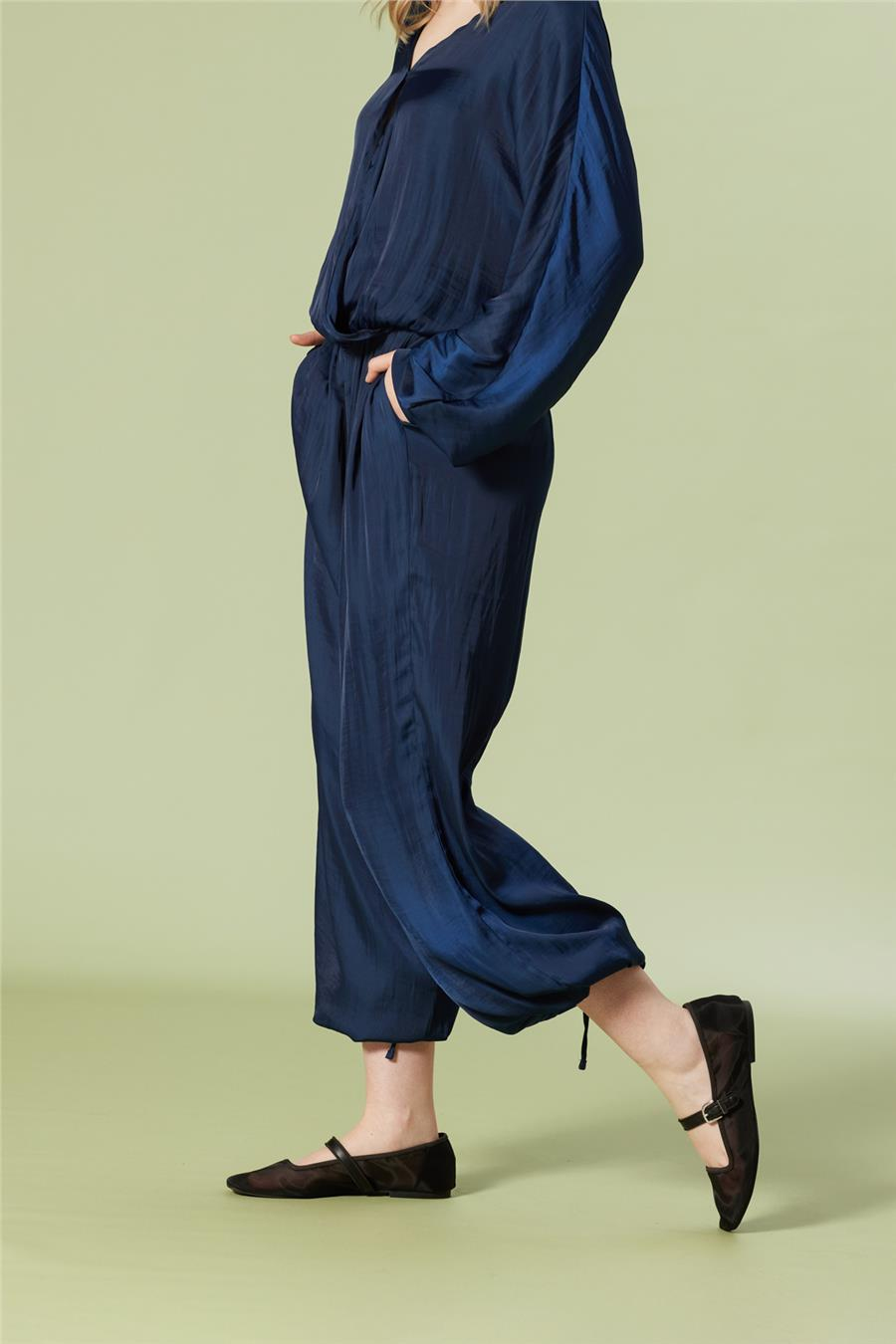 Nisan BELİ LASTİKLİ BALON PANTOLON LACİVERT N26-2259