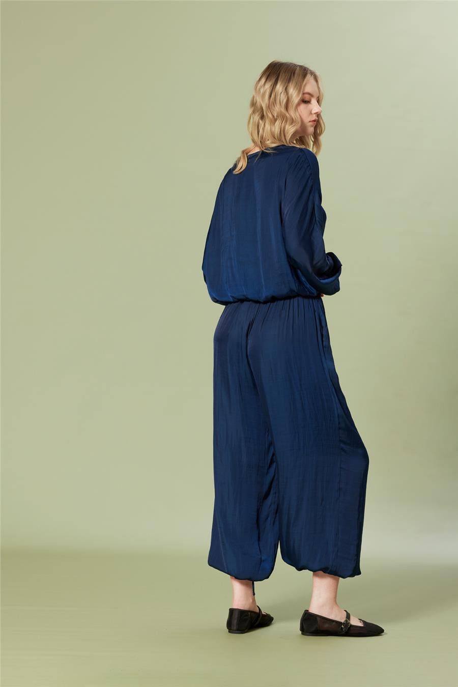 Nisan BELİ LASTİKLİ BALON PANTOLON LACİVERT N26-2259