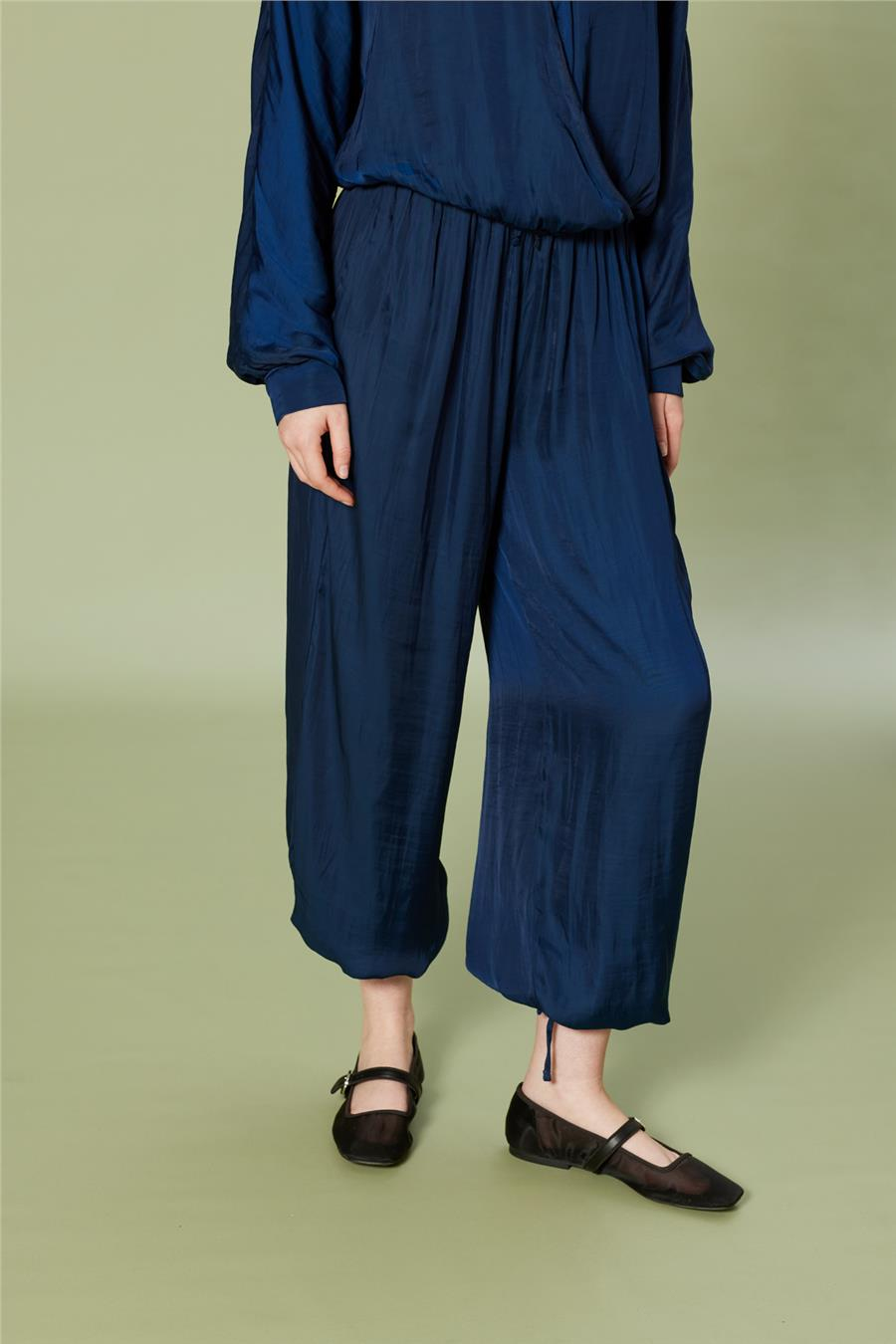 Nisan BELİ LASTİKLİ BALON PANTOLON LACİVERT N26-2259